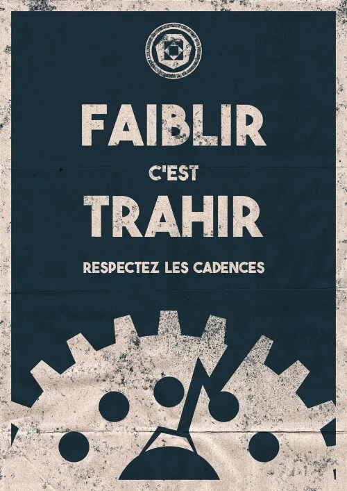 Affiche Faiblir c'est trahir