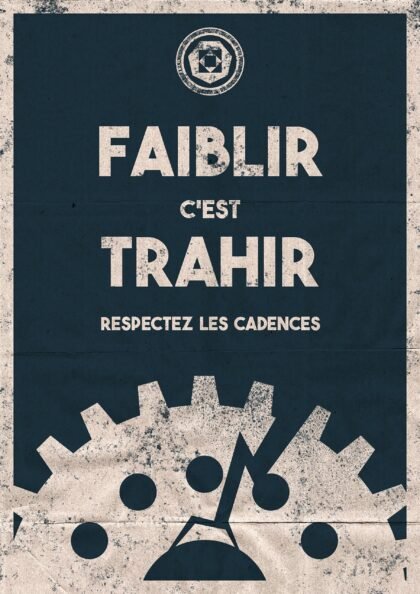 Affiche Faiblir c'est trahir