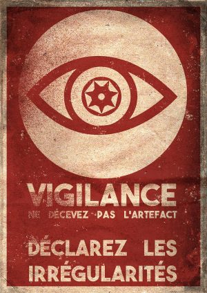 Affiche "Vigilance"