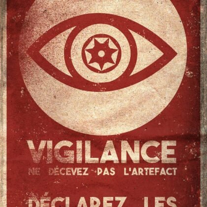 Affiche "Vigilance"